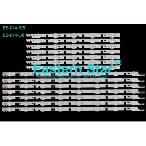 ES-014, SAMSUNG, D2GE-390SCB-R3, D2GE-390SCA-R3, BN96-25303A, BN96-25302A, TV LED BAR