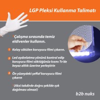 ES-LGP-219, LG, PHILIPS, 49UB830V, 49UB850V, 49PUS7909/12, LGP, PLEKSİ (kargo ile gönderim yapılmamaktadır.)